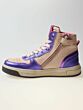 Hip H1301-234-82CO hoge sneaker paars/roze combi