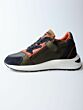 Hip H1051-234-65CO sneaker groen/blauw combi