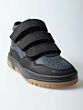  Hip H1694-234-10CO hoge schoen zwart/blauw velcro