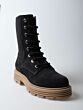 Beberlis 23489C-001 veterboot black suède