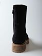 Beberlis 23489C-001 veterboot black suède