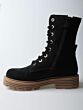 Beberlis 23489C-001 veterboot black suède