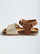 Develab 48410-299 sandaal beige combi