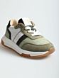 Pinocchio P1579-242-65CO sneaker wit khaki