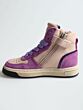 Pinocchio P1301-244-86CO basket sneaker lila paars