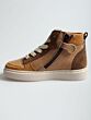 Beberlis 24278-018 hoge veterschoen camel combi