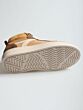 Beberlis 24278-018 hoge veterschoen camel combi