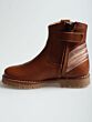 Beberlis 24241-A enkel laars cognac combi