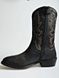 Develab 44374-922 westernboot black nappa