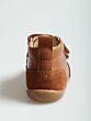 Beberlis 24183-B-018 lage schoen cognac velcro