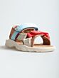 Bisgaard 74401.125.1760 sandaal Nico baby bl/coral