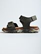 Develab 48493-558 sandaal kaki grained
