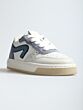 Hip H1618-252-13CO lage schoen blauw/grijs combi