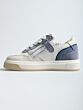 Hip H1618-252-13CO lage schoen blauw/grijs combi