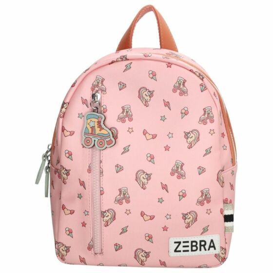 Zebra 21227-198 rugzak rolschaatsen roze S-One Size