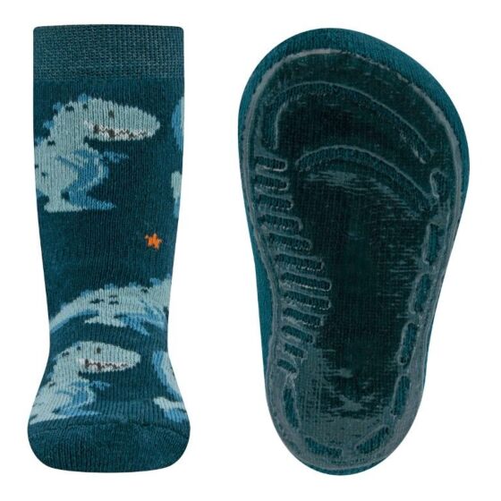 Ewers 221323-1151 antislip sok dino / ocean blue