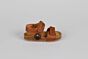 Develab 48201-757 Patch sandaal cognac brushe