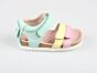 Shoesme BI22S076-A bio sandal green/yellow/pink