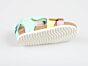 Shoesme BI22S076-A bio sandal green/yellow/pink
