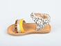 Shoesme CS22S006-A sandaal geel met dotjes