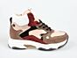 Giga G3970-A53A19 hoge sneaker taupe/bordeaux/roze