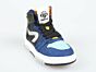 Pinocchio hoge sneaker kobalt blauw combi